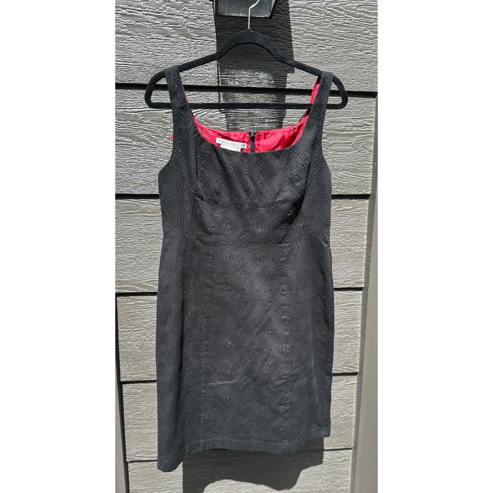 Maggy London Womens Black Dress Square Neck Size 12